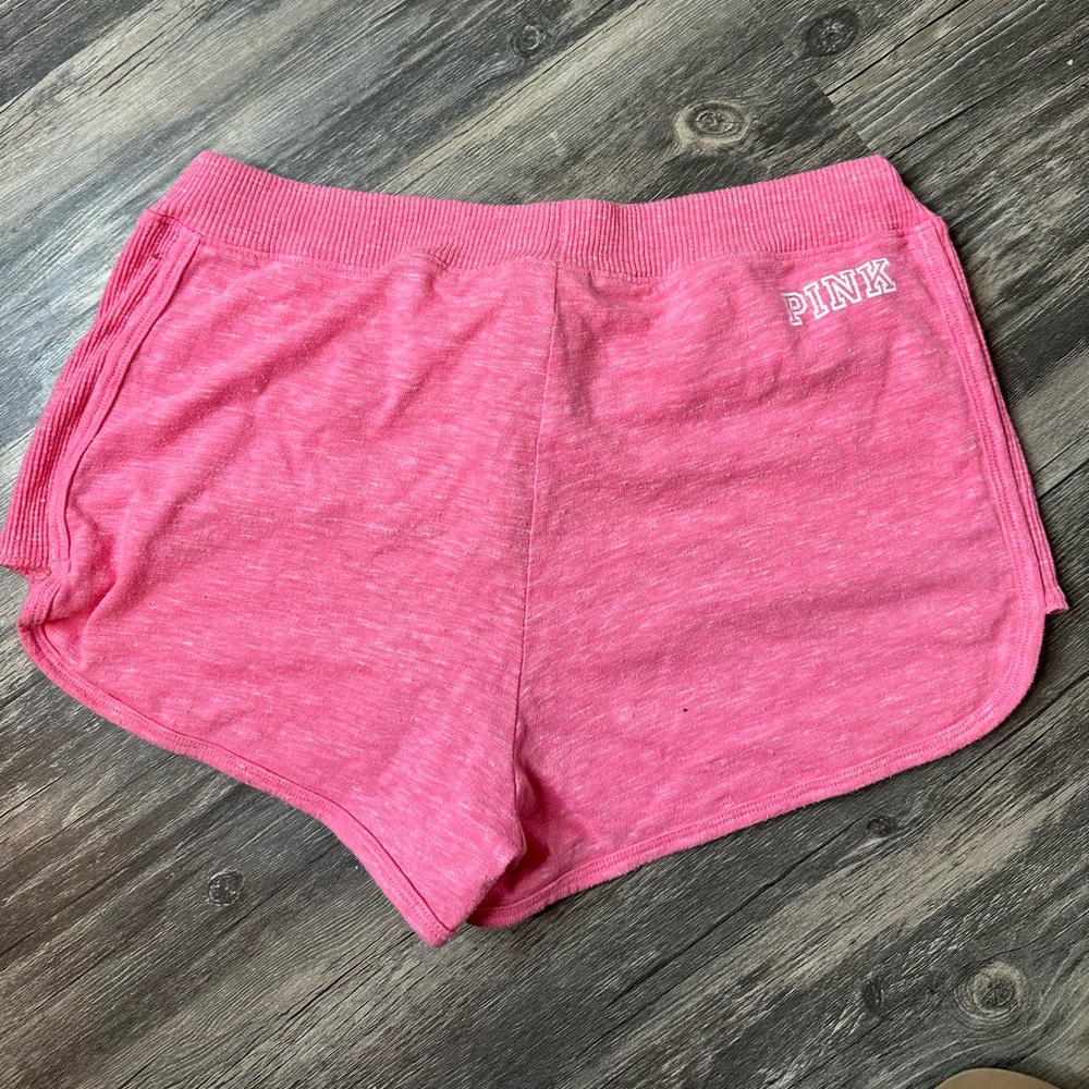PINK Victoria’s Secret Lounge Shorts Hot Pink Drawstring Size M - Picture 3 of 3